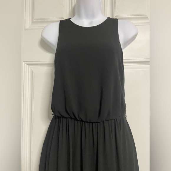 D3- VERA WANG Black WHITE Maxi Dress - Picture 2 of 10